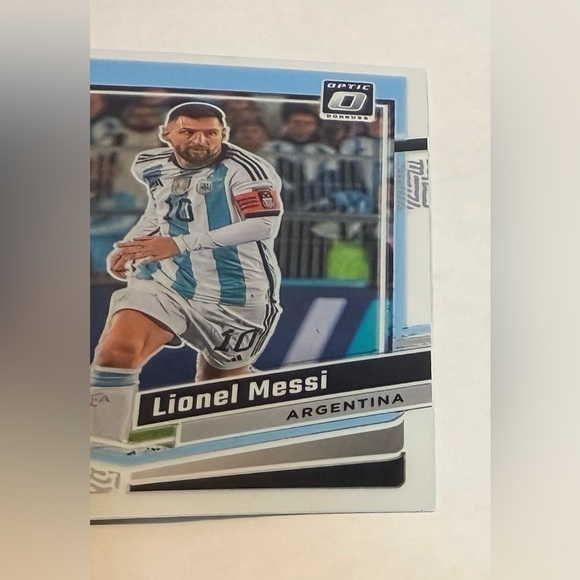 2023/24 Panini- Donruss Soccer # 1 Lionel Messi Blue and White Design Argentina - Picture 5 of 8
